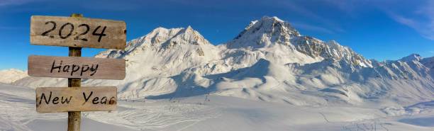 istock panoramic view on peak mountain covered with snow and ski tracts on th slopes 1770364885