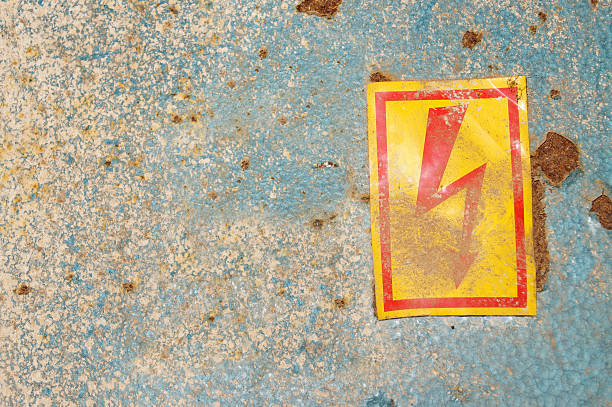 istock Old electric sign 177036640