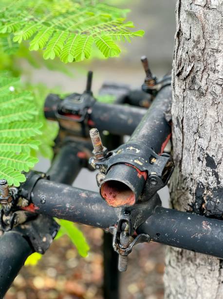 istock a pipe with a chain attached to it. 1770368999