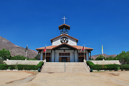 Santuario Santa Teresa de los Andes, the church in Chile, South America