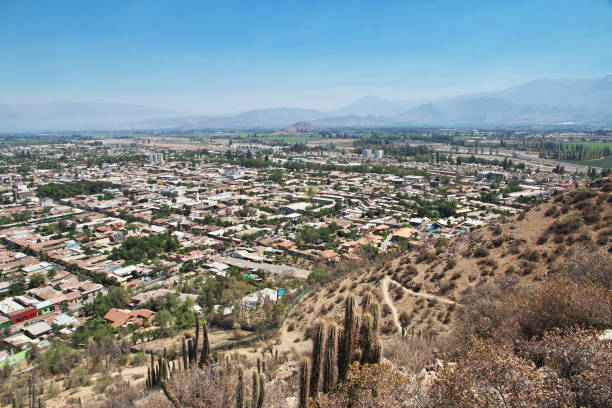 istock Panoramic view of Los Andes city, Chile 1770369545