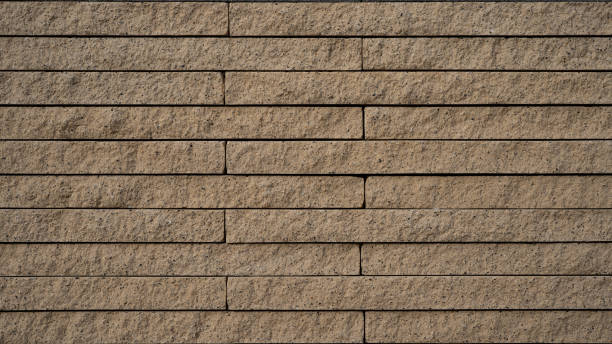 istock Beige rustic stone wall texture pattern, privacy protection outdoor garden architecture background 1770370668