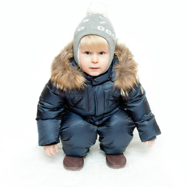 istock The boy in winter overalls 177037644