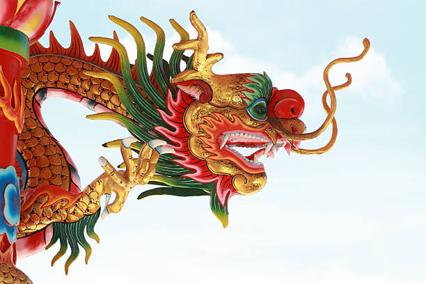 istock Head of Chinese Dragon 177037801