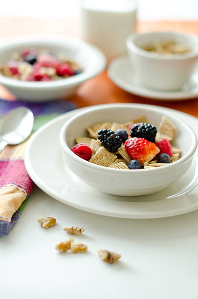 Fruit and Cereal stock photo