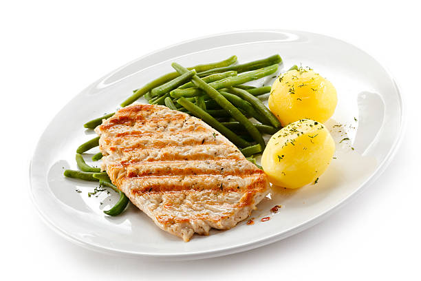 istock Grilled meat and vegetables 177037983