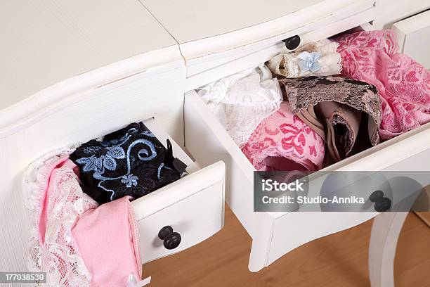 Drawers Full Of Sexy Lingerie Stock Photo - Download Image Now - Drawer, Bra, Dressing Room