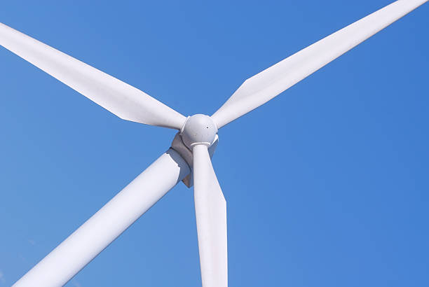 istock Wind turbine on crystal blu sky 177039665