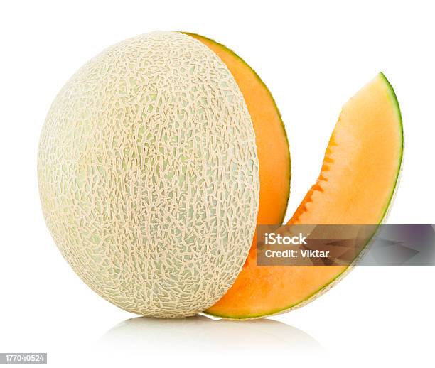 Melone Di Cantalupo - Fotografie stock e altre immagini di Anguria - Anguria, Arancione, Cantalupo