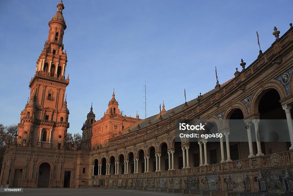 Praça de Espana - Royalty-free Andaluzia Foto de stock