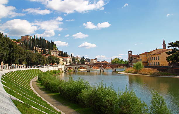 istock Verona along the river Adige, Italy 177040660