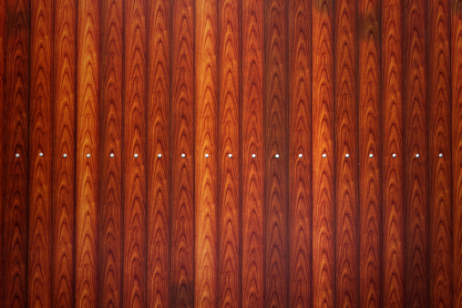 Great pattern wooden wall with peg in the center