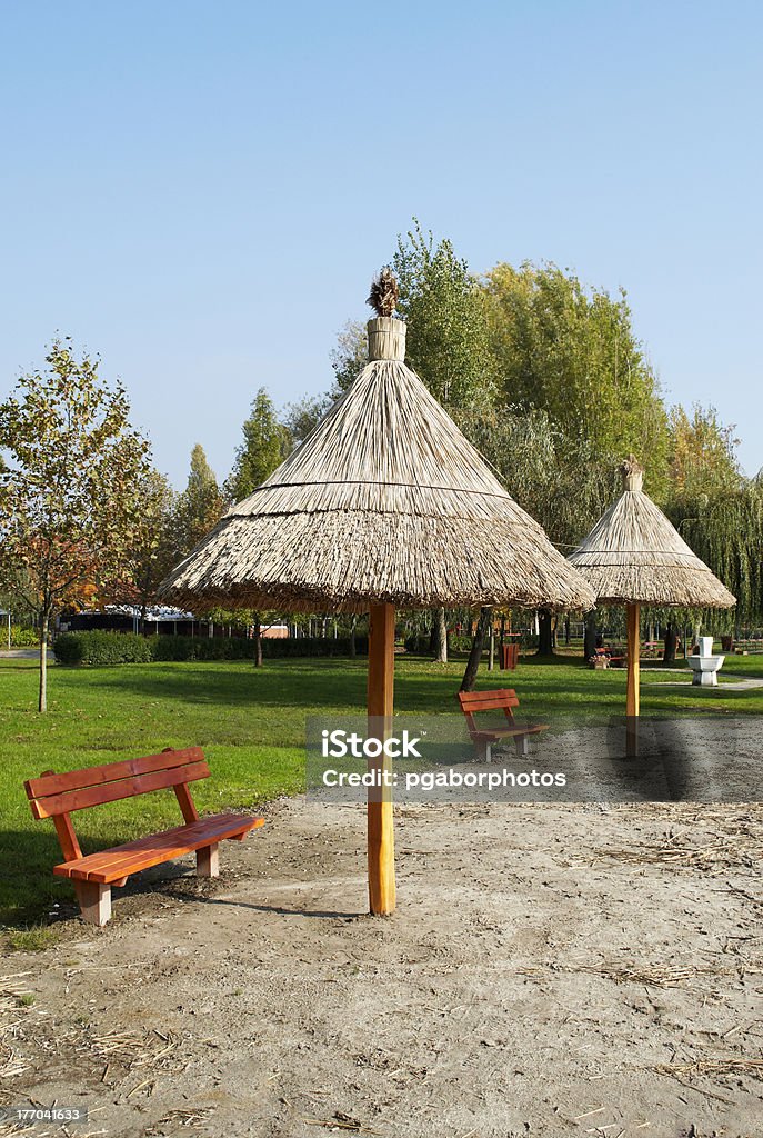 Detalhe da praia do lago Balaton, Hungria - Foto de stock de Ajardinado royalty-free