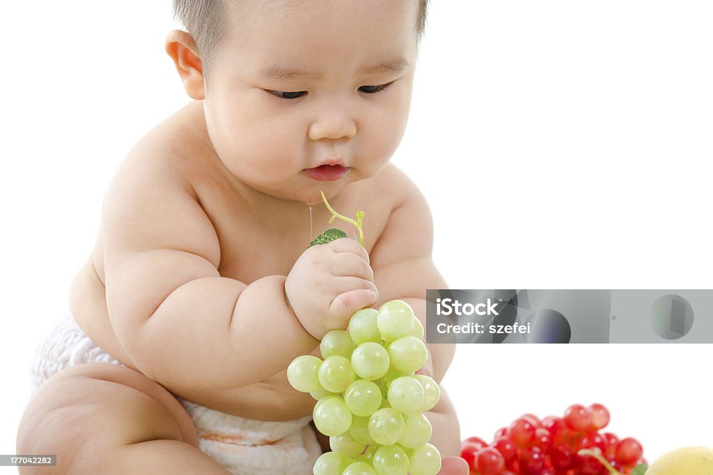 Menú vegetariano bebé - Foto de stock de Gordo - Complexión libre de derechos