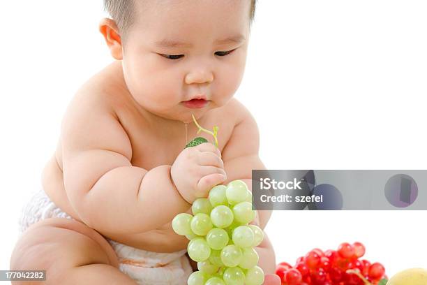 Menú Vegetariano Bebé Foto de stock y más banco de imágenes de Bebé - Bebé, Gordo - Complexión, Comer