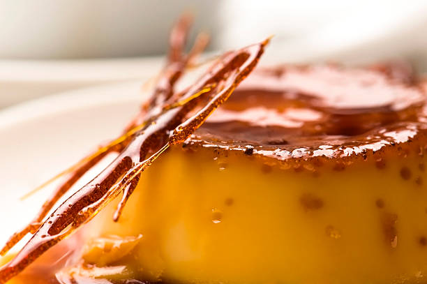 Delicious creme caramel dessert