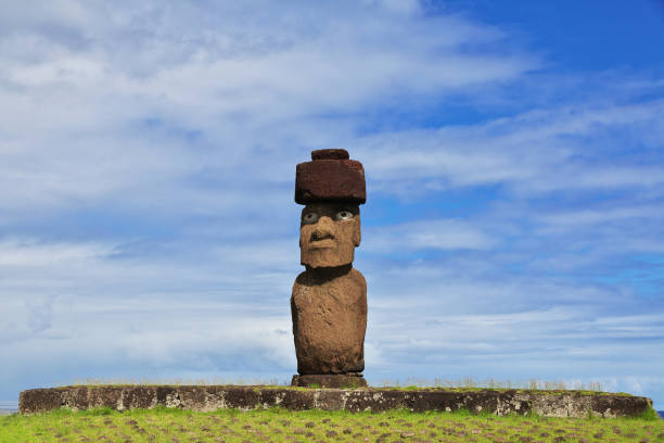 istock Rapa Nui. The statue Moai in Ahu Tahai on Easter Island, Chile 1770437540