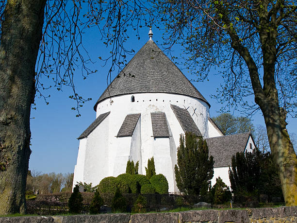 istock round church bornholm 177043856