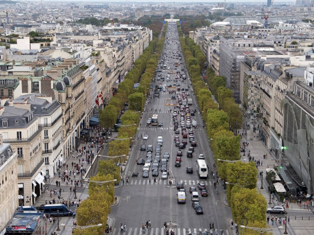 istock Cityscape from Arc de Triomphe in Paris, France 1770449154