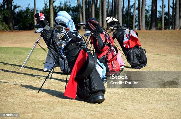 Golf Bags And Clubs Stock Photo - Download Image Now - Golf Bag, Georgia - US State, Golf