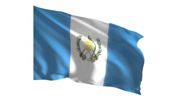 istock Guatemala national flag on white background. 1770456928