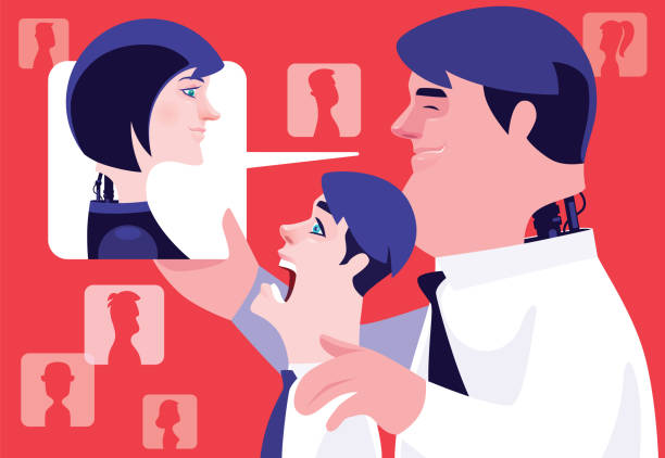 robot businessman embracing friend and presenting robot woman vector illustration of robot businessman embracing friend and presenting robot woman lying friends quotes stock illustrations
