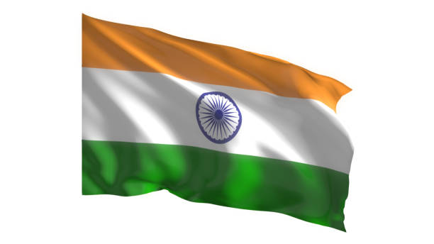 istock India national flag on white background. 1770457470