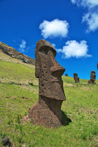 istock Rapa Nui. The statue Moai in Rano Raraku on Easter Island, Chile 1770461992