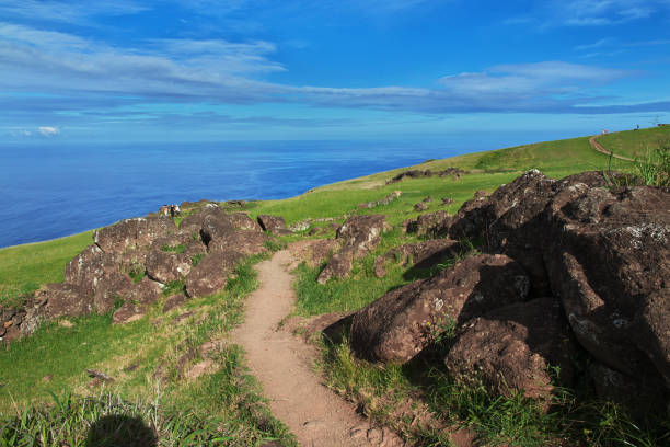 istock Rano Kau volcano in Rapa Nui, Easter Island, Chile 1770462550