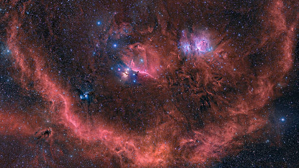 le sourire de orion - horsehead nebula photos et images de collection