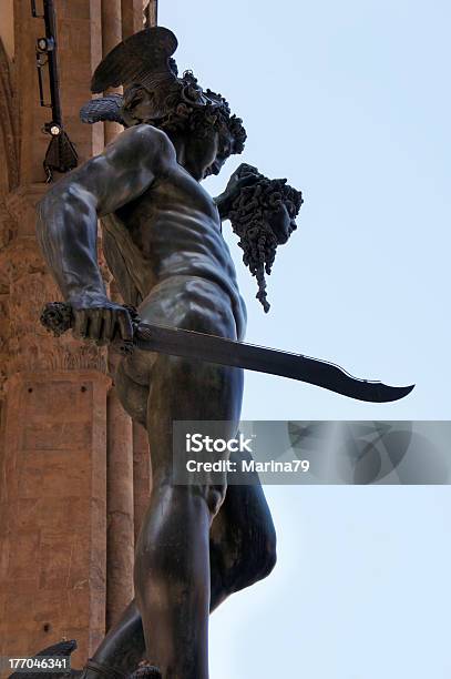 Perseus Mit Kopf Von Medusa Gorgone Loggia Lanzi Florenz Italien Stockfoto und mehr Bilder von Architektur