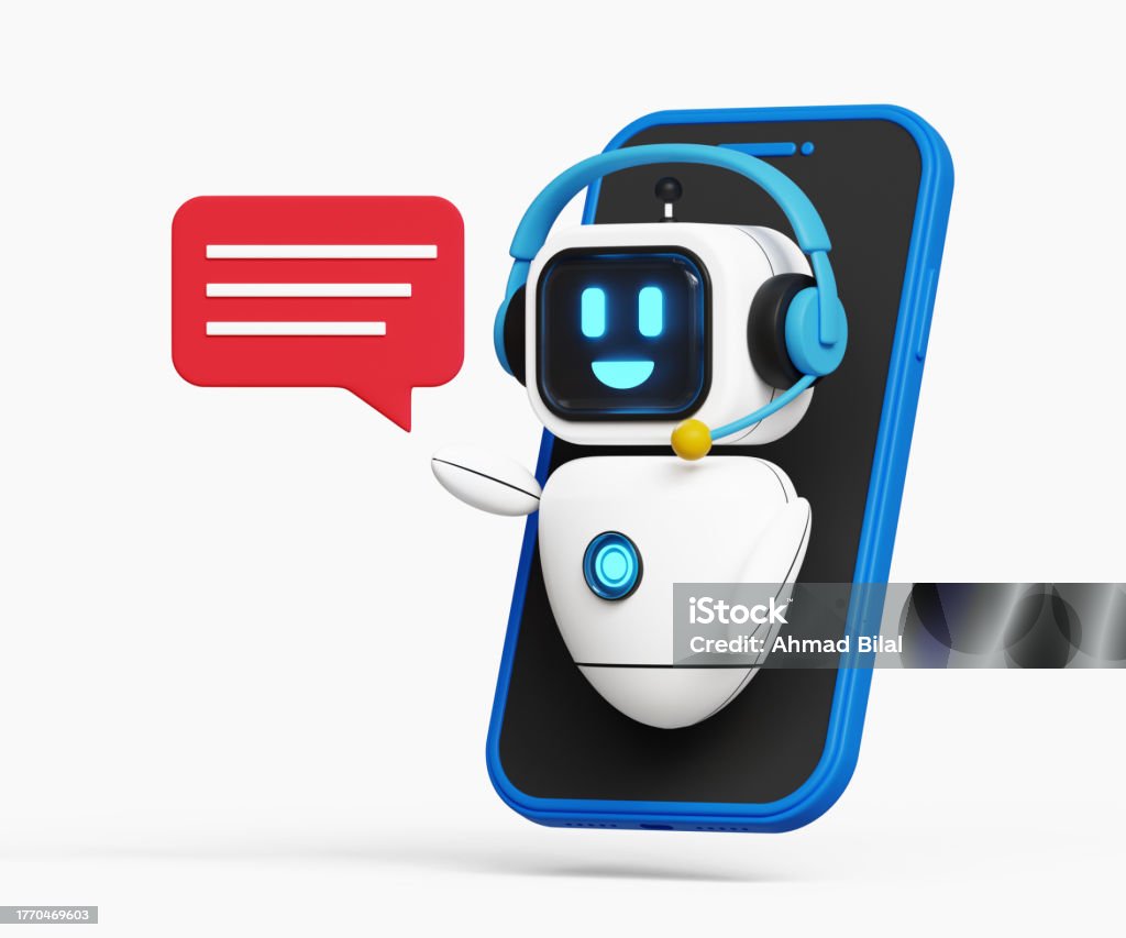 Smart Ai Chat Bot Image 3d Chat With Ai Concept Digital Chat Bot Smart Ai Chat Bot Bot ...