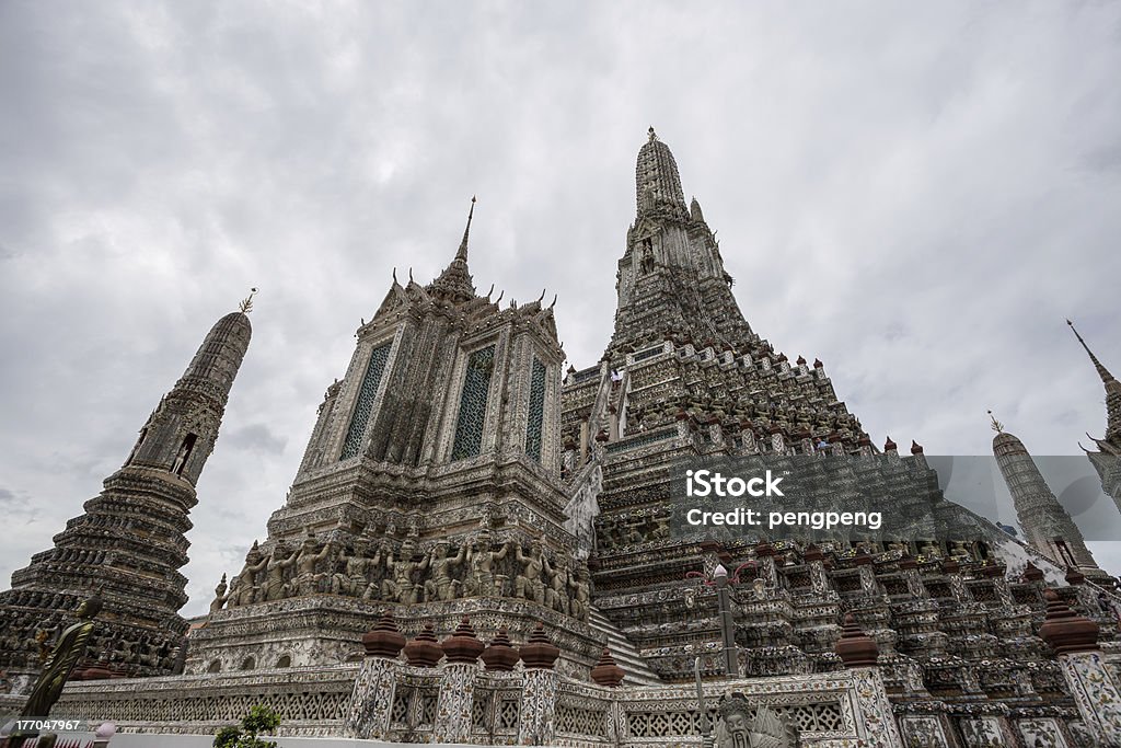 wat-arun-Tempel bangkok, thailand - Lizenzfrei Abenddämmerung Stock-Foto