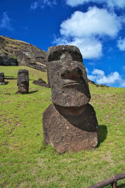 istock Rapa Nui. The statue Moai in Rano Raraku on Easter Island, Chile 1770481773