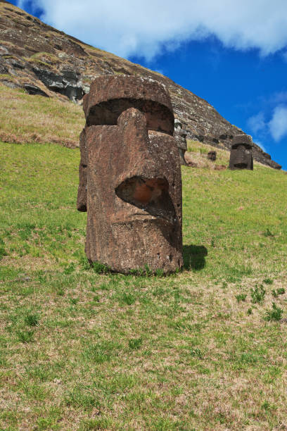 istock Rapa Nui. The statue Moai in Rano Raraku on Easter Island, Chile 1770481955