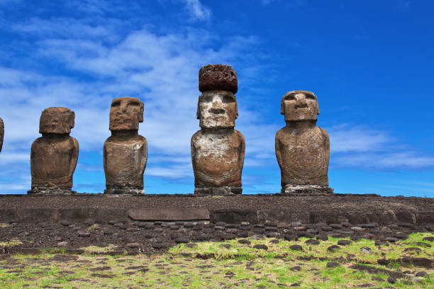 istock Rapa Nui. The statue Moai in Ahu Tongariki on Easter Island, Chile 1770482331