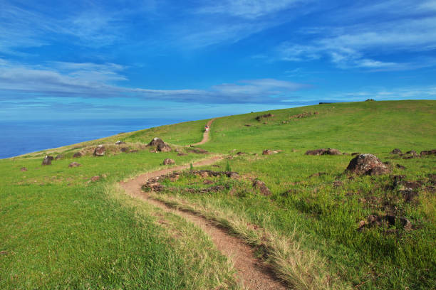 istock Rano Kau volcano in Rapa Nui, Easter Island, Chile 1770482380