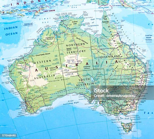 Foto de A Austrália e mais fotos de stock de Mapa - Mapa, Austrália, Sydney