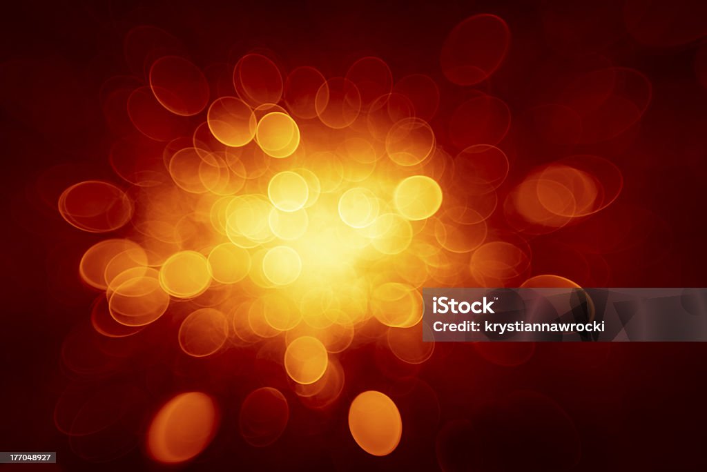 Desfocar o ouro luzes - Royalty-free Abstrato Foto de stock