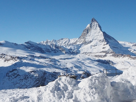 mountain peak Zermatt, Switzerland