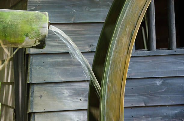 Detail of a small water mill