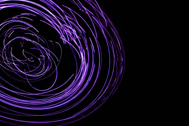 istock Luminous  lines on a black background 1770496914