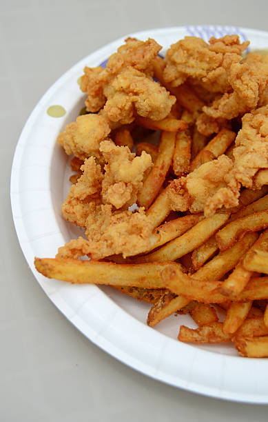 istock fried gator bites and french fries 177049800