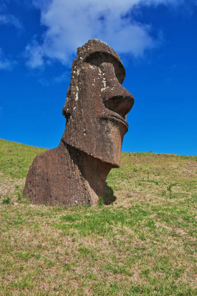 istock Rapa Nui. The statue Moai in Rano Raraku on Easter Island, Chile 1770500511