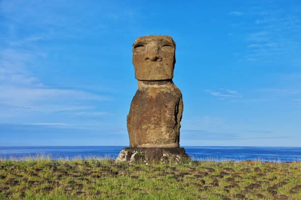 istock Rapa Nui. The statue Moai in Hanga Kioe on Easter Island, Chile 1770500553