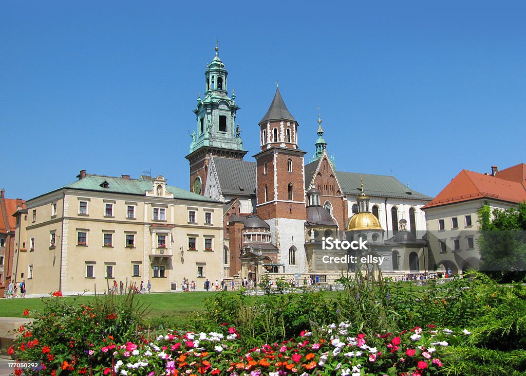 Wawel Cathedral The Royal Archcathedral Basilica of Saints Stanislaus and Wenceslaus on the Wawel Hill (Krakow, Poland) Bed - Furniture Stock Photo