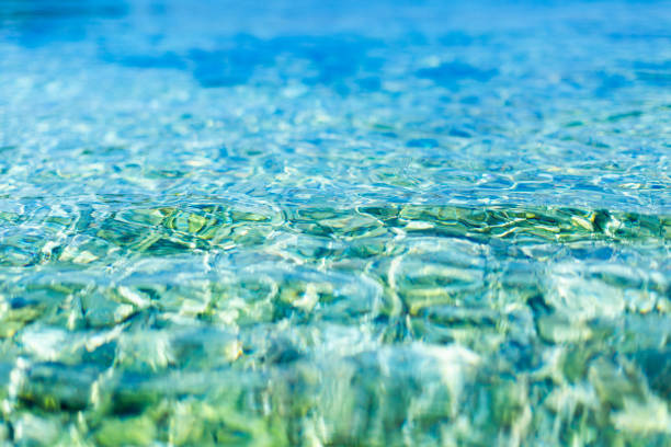 istock Ble and clear water surface close-up. 1770515488