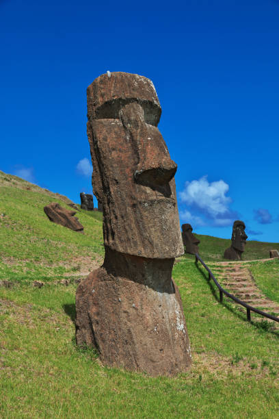 istock Rapa Nui. The statue Moai in Rano Raraku on Easter Island, Chile 1770518290
