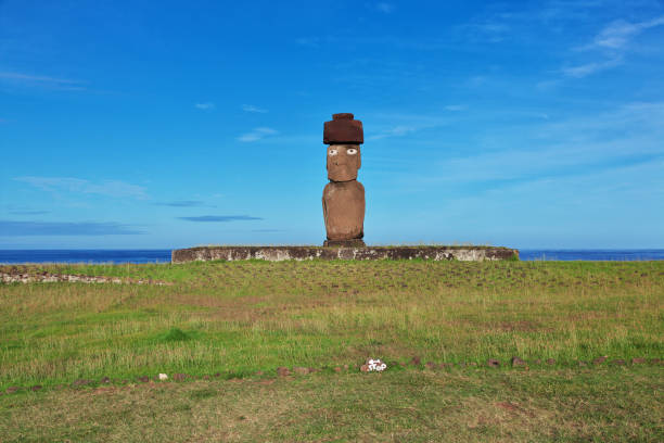istock Rapa Nui. The statue Moai in Ahu Tahai on Easter Island, Chile 1770518348