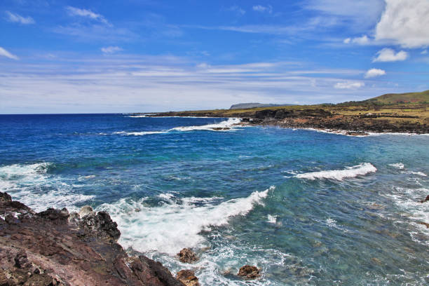 istock Rapa Nui. The view of Pacific ocean on Easter Island, Chile 1770518922